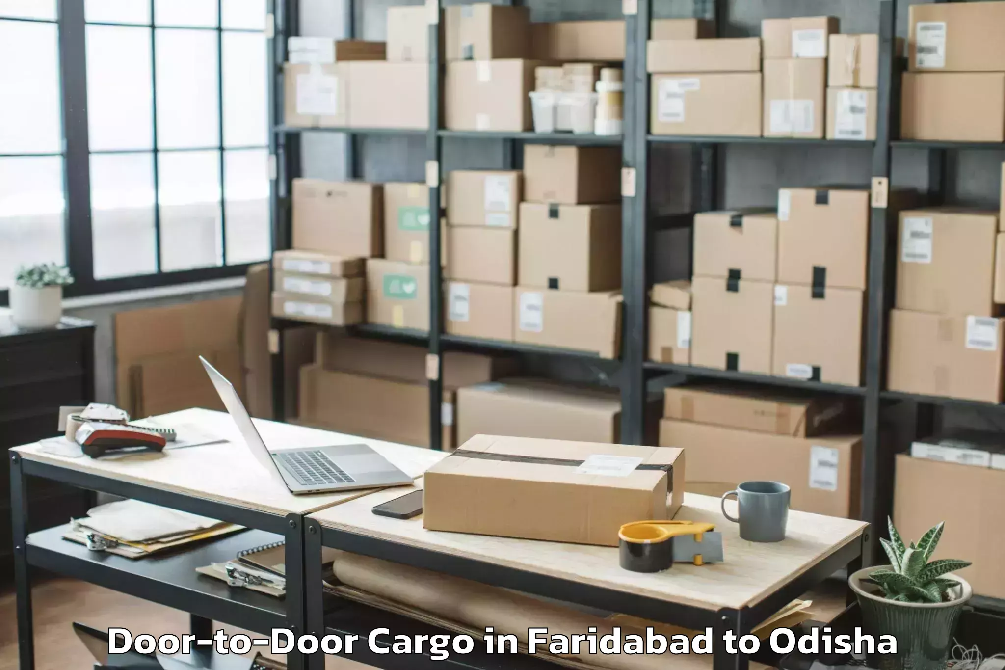 Book Faridabad to Banapur Door To Door Cargo Online